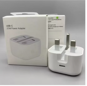 Iphone Adapter 3 Pin Plug 20w Usb-c Power Adapter Fast Charging Type C Pd Charger